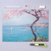 ビーチインBiarritz，フランス(by Kimon Loghi) 薄葉紙 (クラフト)