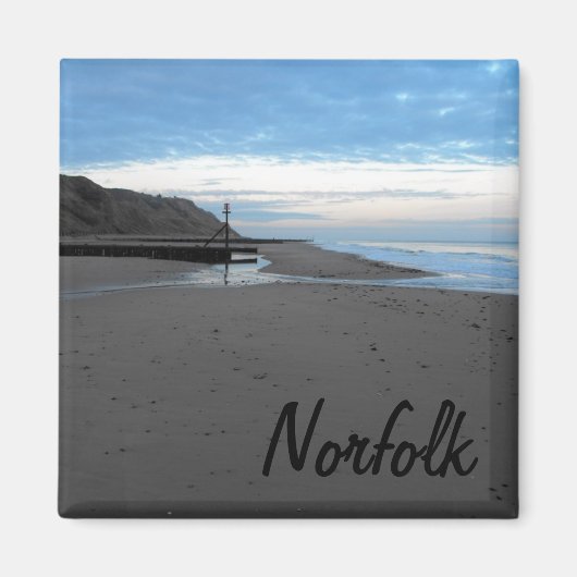 ビーチインMundesley, Norfolk by Alexandra調理師 マグネット (正面)