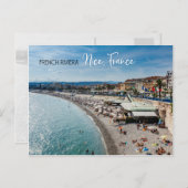 ビーチインNice，フランス ポストカード (正面/裏面)