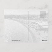 ビーチインNice，フランス ポストカード (裏面)