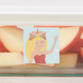 ビーチイ誕生日マーメイドピーチティール(緑がかった色) ラベル (貼付)