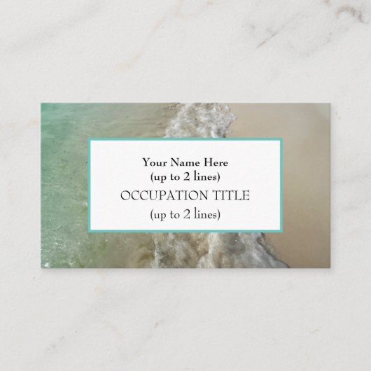 ビーチイ・ナ！1 名刺 (正面)