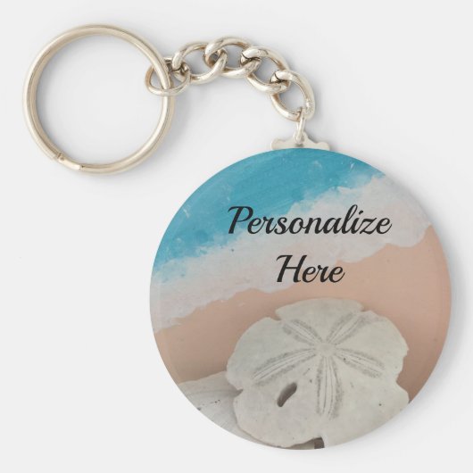 ビーチウィズシーシェル キーホルダー (正面)