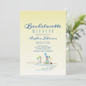 ビーチウィークエンドバチェロレッテの旅程招待状 招待状 (スタンド正面)