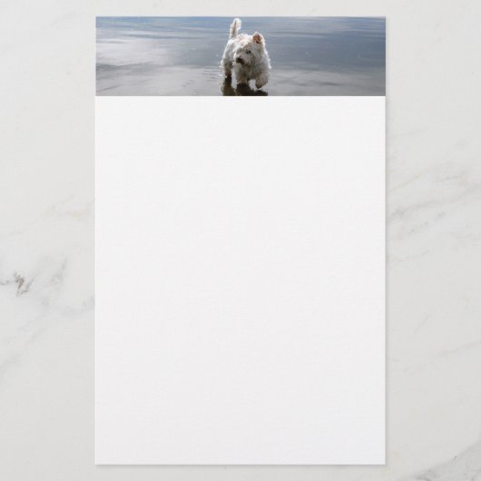 ビーチウェスティー反射文房具紙 便箋 (正面)