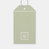 ビーチウェディングのお礼 シェルギフト ギフトタグ (裏面)