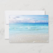 ビーチウェディングの出欠確認カード 出欠カード (裏面)