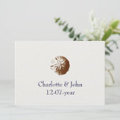 ビーチウェディングの招待状 招待状 (スタンド正面)