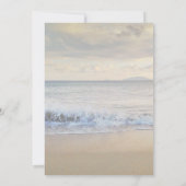 ビーチウェディングサンセット, シースターズ ブライダルシャワー 招待状 (裏面)