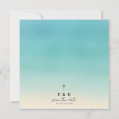 ビーチウェディングスクエア🏝️ 結婚式場 保存日付カード 招待状 (裏面)