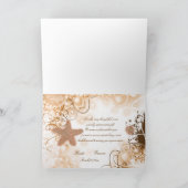 ビーチウェディングテーマ 〜 ありがとう2 サンキューカード (内部)