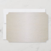 ビーチウェディングパイナップル  出欠確認 招待状 (裏面)