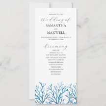 ビーチウェディングプログラム