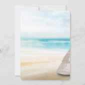 ビーチウェディングリハーサルディナー招待状 招待状 (裏面)