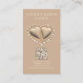 ビーチウェディングレジストリーとハネムーンファンド 名刺 (裏面)