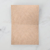 ビーチウェディング感謝カード サンキューカード (内部)