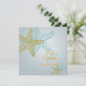 ビーチウェディング招待状 招待状 (スタンド正面)