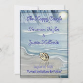 ビーチウェディング エスケープ セーブザデート (裏面)