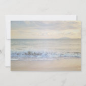 ビーチウェディング・サンセット シーシェルズ 保存日付 セーブザデート (裏面)