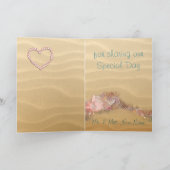 ビーチウェディング サンディショア サンキューカード (内部)