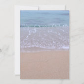 ビーチウェディング サンドドル＆ヒトデ 招待状 (裏面)