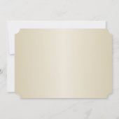 ビーチウェディング, シェル, ウッドハーツ ご参加のお返事 招待状 (裏面)