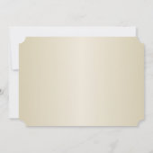 ビーチウェディング, シェル, ウッドハーツ   ご返信 招待状 (裏面)