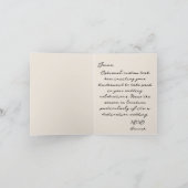 ビーチウェディング シェル ブライドメイド プロポーズ カード (内部)