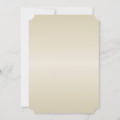 ビーチウェディング、、シーシェル、ウッドハーツ ブライダルシャワー 招待状 (裏面)