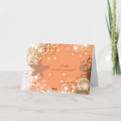 ビーチウェディング テーマ 〜 テーブル席 2名様席 サンキューカード (裏面)