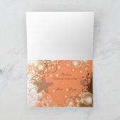 ビーチウェディング テーマ 〜 テーブル席 2名様席 サンキューカード (内部)