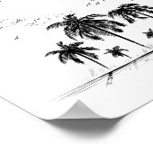 ビーチウェディング パームツリー フェイバーズ サイン (角)