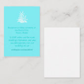 ビーチウェディング 封入カード エンクロージャーカード (正面/裏面)