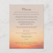 ビーチウェディング 挿入「私たちの特別な日」 エンクロージャーカード (裏面)