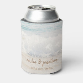 ビーチウェディング 海辺の結婚式 缶クーラー
