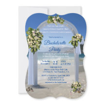 ビーチウェディング / 白いバラのブライズメイドパーティー