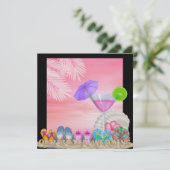 ビーチウェディング - SRF 招待状 (スタンド正面)