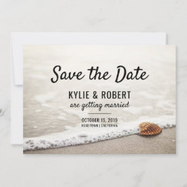 ビーチウェーブの結婚式　保存日 招待状