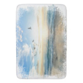 *~*ビーチウェーブサンセットサンライズサンセットAR7 バスマット (正面縦)