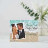 ビーチウェーブサンディトゥーズ塩辛キス写真 ポストカード (スタンド正面)