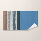 ビーチウェーブスサンドシーショアトロピカル海シースケープ バスタオルセット (ハンドタオル)