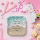 ビーチウェーブズサンディトゥーズ ペーパープレート (パーティー)