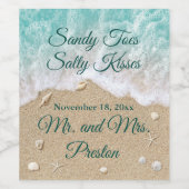 ビーチウェーブズサンディトゥーズ ワインラベル (シングルラベル)