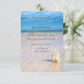 ビーチウェーブズシーシェル披露宴 招待状 (スタンド正面)