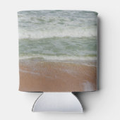 ビーチウェーブズトロピカルサマーバケーション自然写真 缶クーラー (裏面)