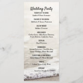 ビーチウェーブズ結婚式プログラム プログラム (裏面)