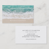 ビーチウェーブプロフェッショナルサーフスイムインストラクター 名刺 (正面/裏面)