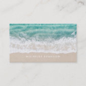 ビーチウェーブプロフェッショナルサーフスイムインストラクター 名刺 (正面)