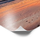 ビーチウォークアットサンセット – サンセットビーチ, CA フォトプリント            (角)