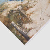 ビーチウォークコースト絵画ランドスケープ 薄葉紙 (詳細)